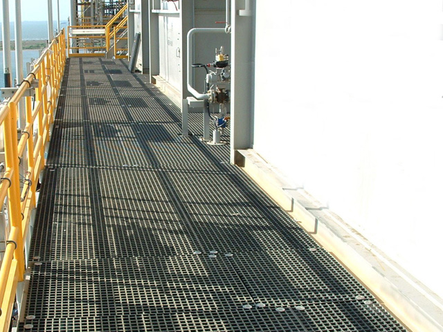 G R P Offshore Molded Grating Walkway
