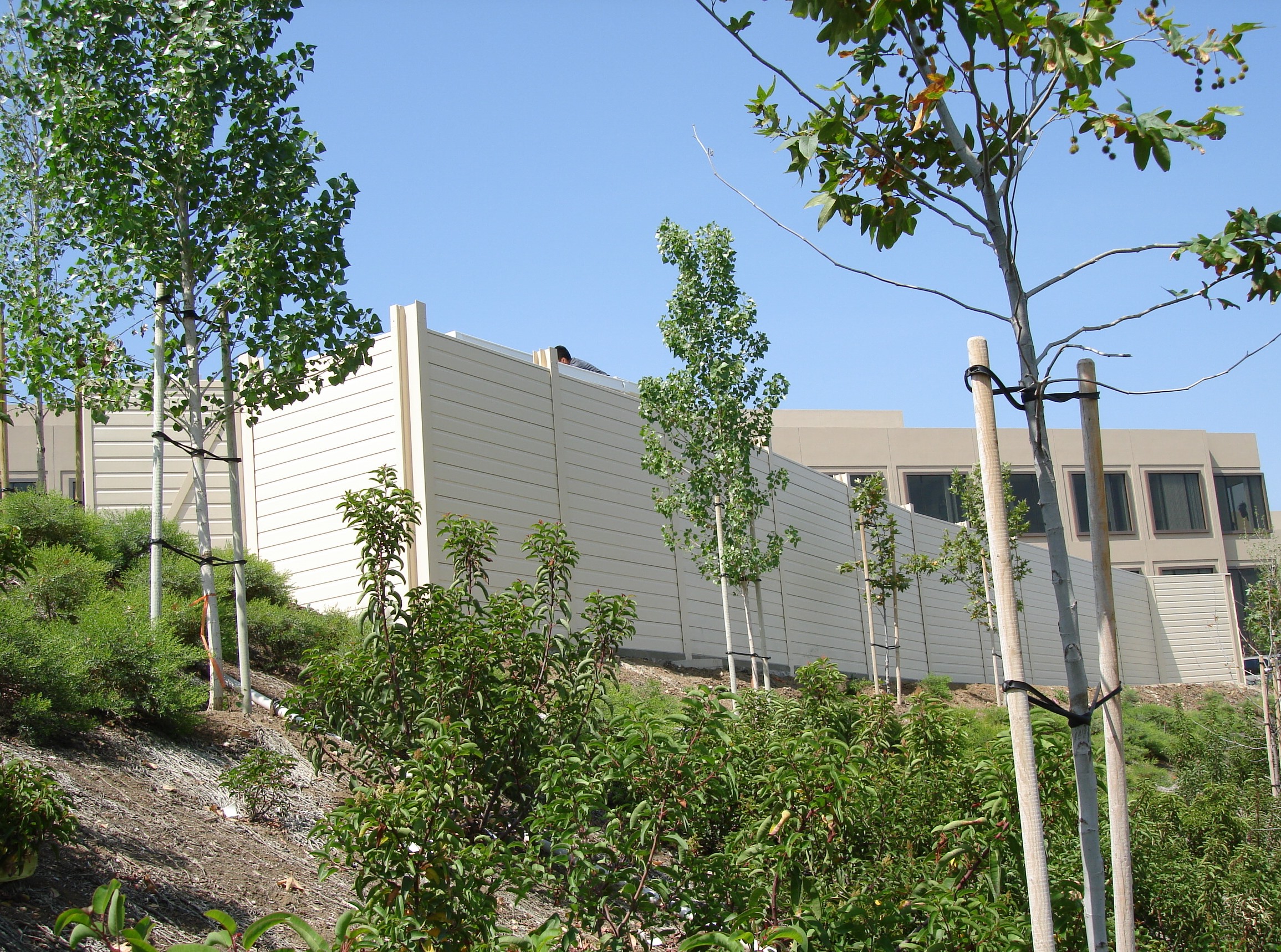 Barrera de Sonido Hecha con Plástico Reforzado con Fibra de Vidrio, Pared Soundscape de "F R P"