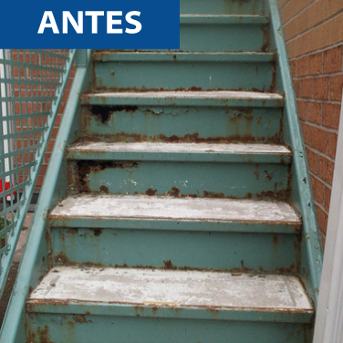 before, stair solutions, covered stair treads, f r p grating